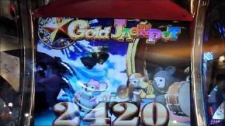 【メダルゲーム】　スピンフィーバー3　GOLD JP獲得＆スタフロ！！！