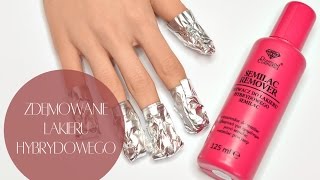 ♦Zdejmowanie lakieru hybrydowego || Przygotowanie paznokci do manicure♦