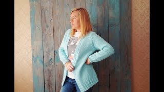 НЕ МК. Кардиган "Чистая вода. Пряжа XS Rainbow Wool.