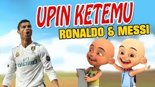 Upin ipin bertemu Ronaldo , Upin senang GTA Lucu
