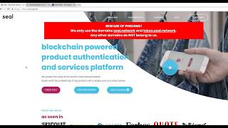 SEAL - Blockchain powered authentication for products ICO