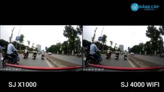 So sánh Camera hành động SJCAM SJ4000 Wifi  vs SJCAM X1000