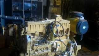 Обкатка Двигателя Caterpillar  3406 2012 08 01 2