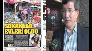 Dışişleri Bakanı Ahmet Davutoğlu, Türkiye Gazetesi'ni ziyaret etti