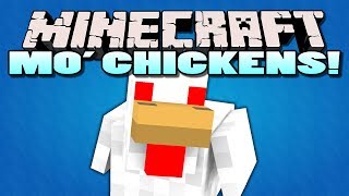 Minecraft Mods - Mo' Chickens Mod - GIANT CHICKENS! (Minecraft Mod Showcase)