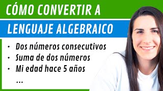 TRADUCIR a Lenguaje ALGEBRAICO ? Claves para plantear PROBLEMAS de ECUACIONES