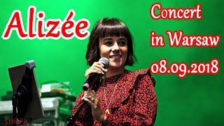 Концерт Alizée в Варшаве 08. 09. 2018 / Concert in Warsaw
