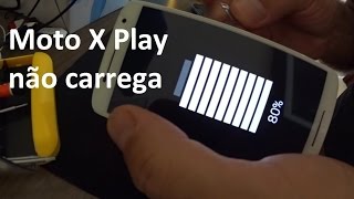 Moto X Play não carrega. Defeito: FLEX DO NFC.