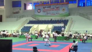 Nguyễn Ngọc Thành (HANOI) vs Nguyễn Huy Thành (CA) - Vô địch Karatedo Việt Nam 2012 (Quảng Nam)