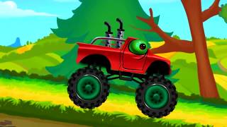 Мультики про МАШИНКИ.  Монстр трак мультик для детей ГОНКИ Монстров. Monster Truck races