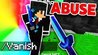 SERVER OWNER ABUSES /VANISH VS HACKER! (Minecraft PvP)