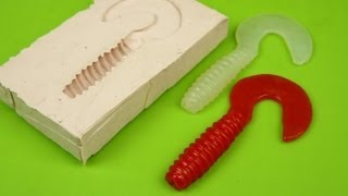 Making A Soft Plastic Fishing Lure. The Sushi Whip Tail Grub