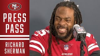 Richard Sherman Discusses Playing vs. Travis Kelce in Madden | 49ers