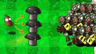 Plants vs Zombies Hack 100% Coffee Bean vs Doom-shroom vs Zomboss