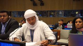 Attaye Ag Mohamed à la 14er Session de l'Instance Permanente de l'ONU sur les peuples autochtones