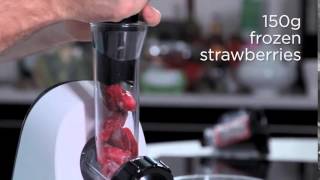Russell Hobbs Aura Slice and Go-Frozen banana and mango dessert recipe