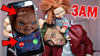 CHUCKY DOLL CALLED ME AT 3AM!! AND I *ANSWERED OMG*