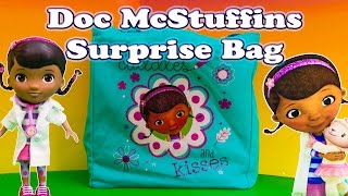 Opening the Doc McStuffins Surprise Bag with the Assistant