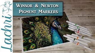 Peacock Winsor & Newton Pigment Marker tips -  Lachri