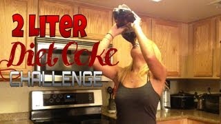 GIRL DRINKS 2 LITERS OF DIET COKE WITHOUT BURPING | NO BURP SODA CHUG CHALLENGE