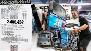 Alles was in den EINKAUFSWAGEN passt, werde ich KAUFEN!