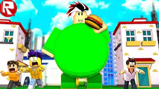 РОБЛОКС ЕШЬ ИЛИ УМРИ И КАК УБЕЖАТЬ ОТ ТОЛСТЯКА В ROBLOX СИМУЛЯТОР ВИДЕО ВЕСЕЛАЯ ИГРА ДЛЯ ДЕТЕЙ