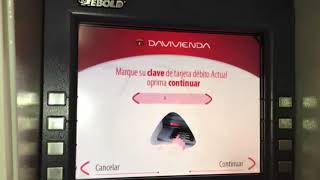 CAMBIO DE CLAVE EN CAJERO AUTOMATICO