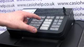 Casio SES10 / PCRT280 Cash Register Instructions On Using The Non-Add Number Function