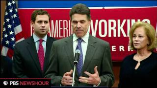 Watch Rick Perry's Campaign Concession Speech and Gingrich Endorsement