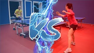 TTBeauty "Неизданное".  Чувак жарит девчонку кубиком для йоги в настольный теннис.