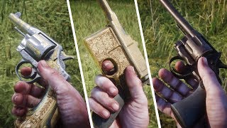 Red Dead Redemption 2 - All Weapons Showcase (Gunsmith/Legendary/Rare/Secret)