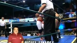 CMLL: Lady Apache, Marcela, Lluvia vs. Princesa Sujei, Princesa Blanca, Mima Shimoda, 2009/09/20
