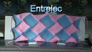Ending Row of Machine Knit Entrelec