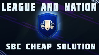FIFA 19 - LEAGUE AND NATION SBC CHEAP - FIFA 19 ULTIMATE TEAM