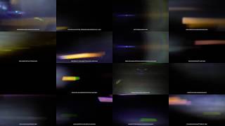 Anamorphic Lens Flares 4K