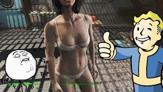 Как раздеть девушку в Fallout 4