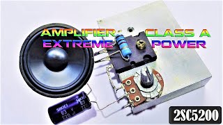 DIY Class A Amplifier Using C5200 Transistor Extremely Powerful | Share Tech Creative