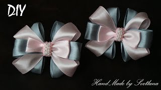 Бантики из атласной ленты Канзаши для начинающих Светлана Золотарева