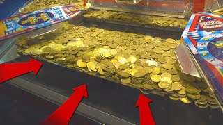 BIGGEST COIN PUSHER JACKPOT EVER!!