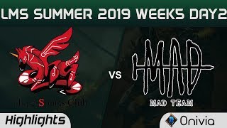AHQ vs MAD Highlights Game 3 LMS 夏季職業聯賽 W5D2 2019 ahq e Sports Club vs MAD Team by Onivia