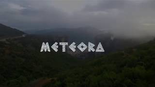 Монастыри Метеоры, Греция, с квадрокоптера (meteora aerial video)