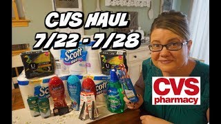 CVS COUPONING HAUL 7/22 - 7/28 | GREAT DEALS THIS WEEK!