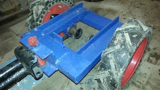 Мотоблок САЛЮТ с силовой рамой в деталях.