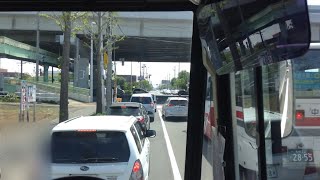 【前面展望】北海道中央バス 東6 バスセンター行(モエレ沼公園→バスセンター) Chuo-Bus(Moerenumapark→Buscenter)