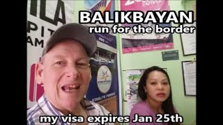 "BALIKBAYAN VISA RUN" Visiting a travel agent in Surigao City, they never heard of such a thing.