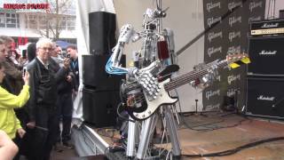 Musikmesse 2013 - GIBSON Compressorhead Robot Band Live Performance