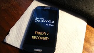 Ошибка 7 в рекавери при установке Lineage OS Android 7.1.2 на Galaxy S3 LTE i9305
