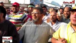 اكسجين |مسخرة الاخوان تنخدع فى شبيه مرسى والشبيه يشتغل الاخوان