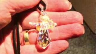 Beading4perfectionists : Swarovski beaded Guardian Angel beading tutorial