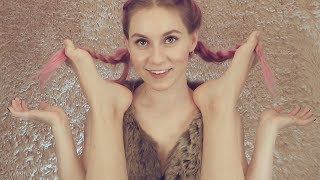 ASMR - Enjoy a FOOT MASSAGE with an oil & petals ?Gradual full body relaxation before SLEEP
